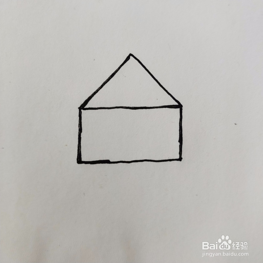 宝宝启蒙画：图形世界里的小房子