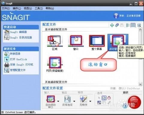 用Snagit捕获图像的具体过程