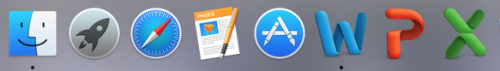 mac上dock的图标操作