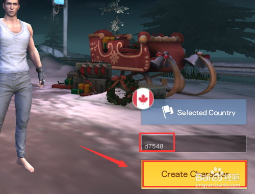 荒野行动国际版怎么设置国家？