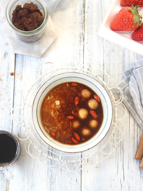 红糖酒酿小元宵