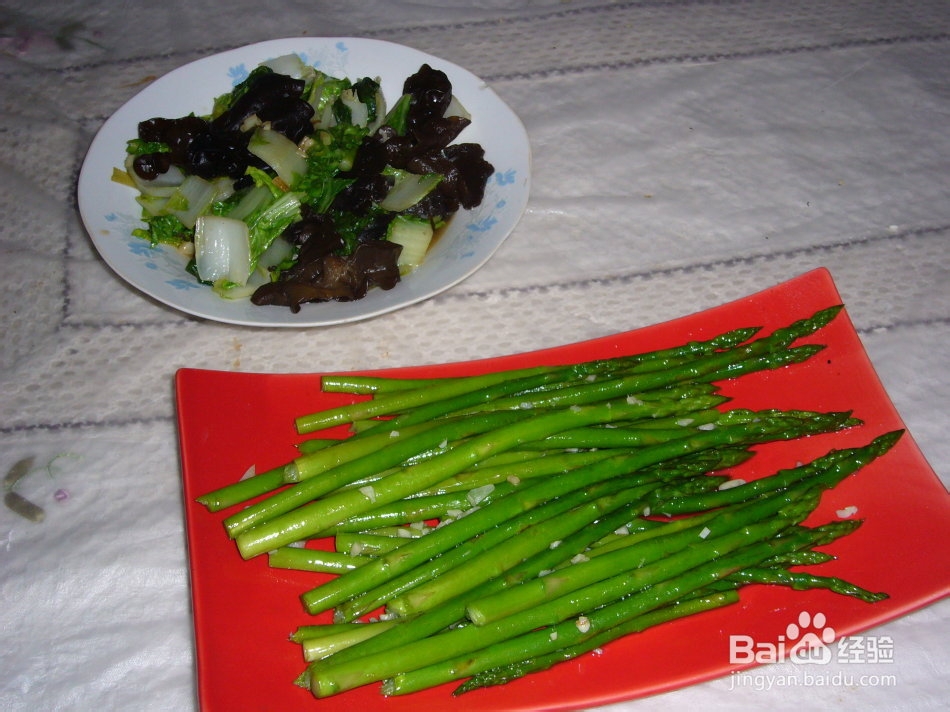 节日聚会美食——清炒芦笋