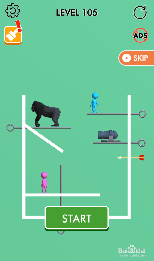 真爱大营救的LEVEL 105如何通关