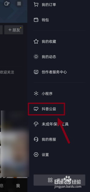 如何查看抖音APP公益项目？