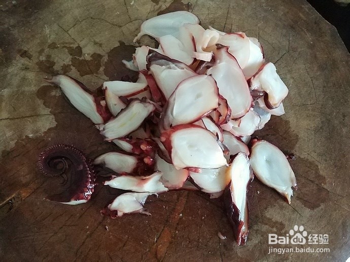 爽口鲜嫩酱爆章鱼足