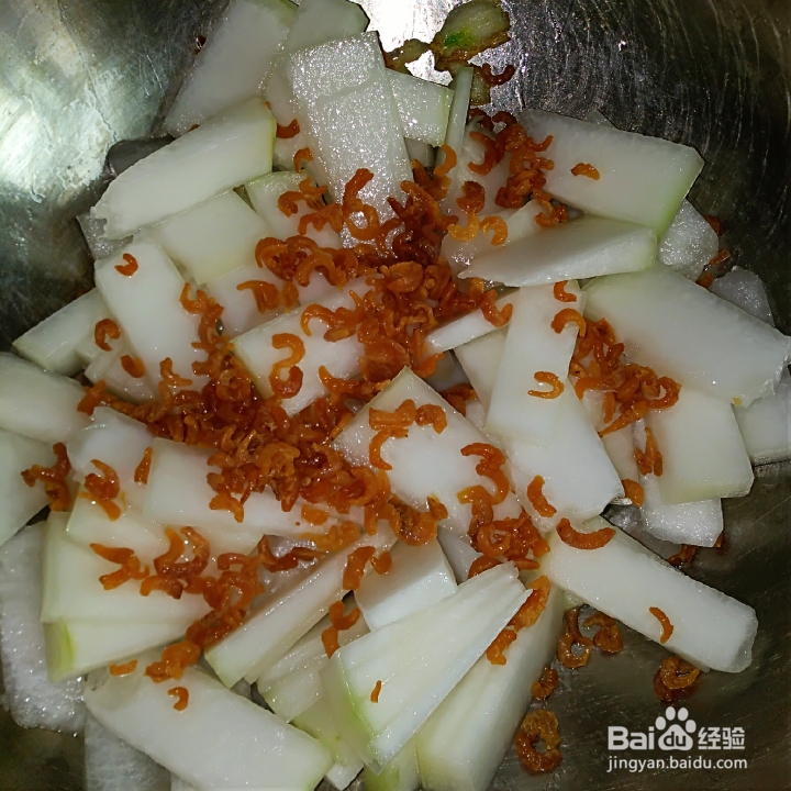 奶奶教你做海米金钩冬瓜汤