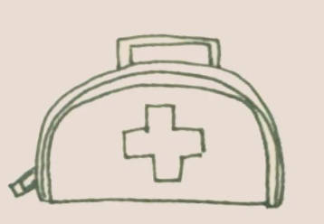 手绘简笔画之医疗包的画法