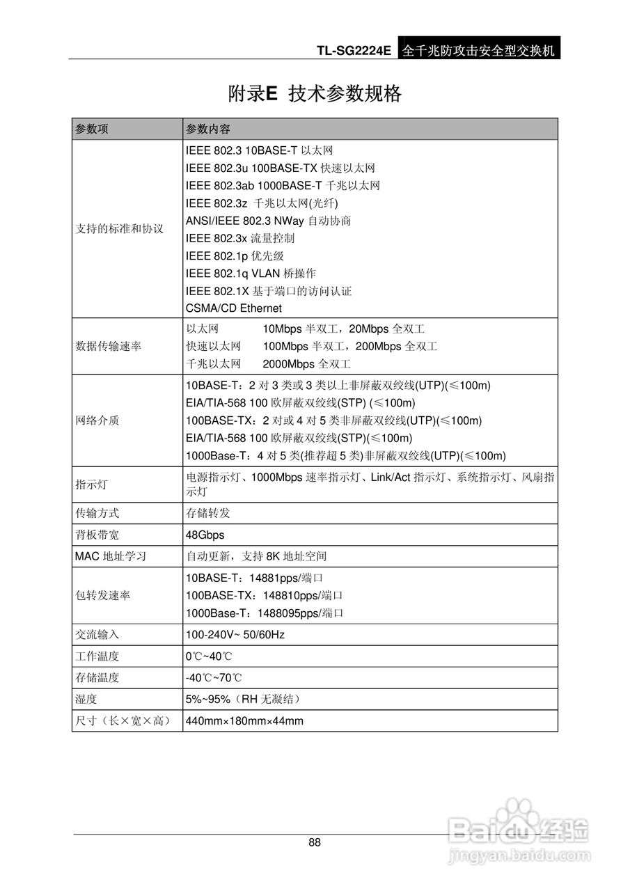 普联TP-LINK TL-SG2224E交换机使用说明书:[10]
