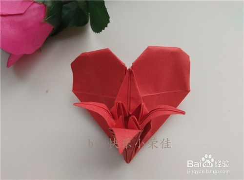 折纸----如何折叠百合心？