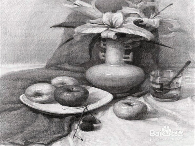 素描如何打色彩背影