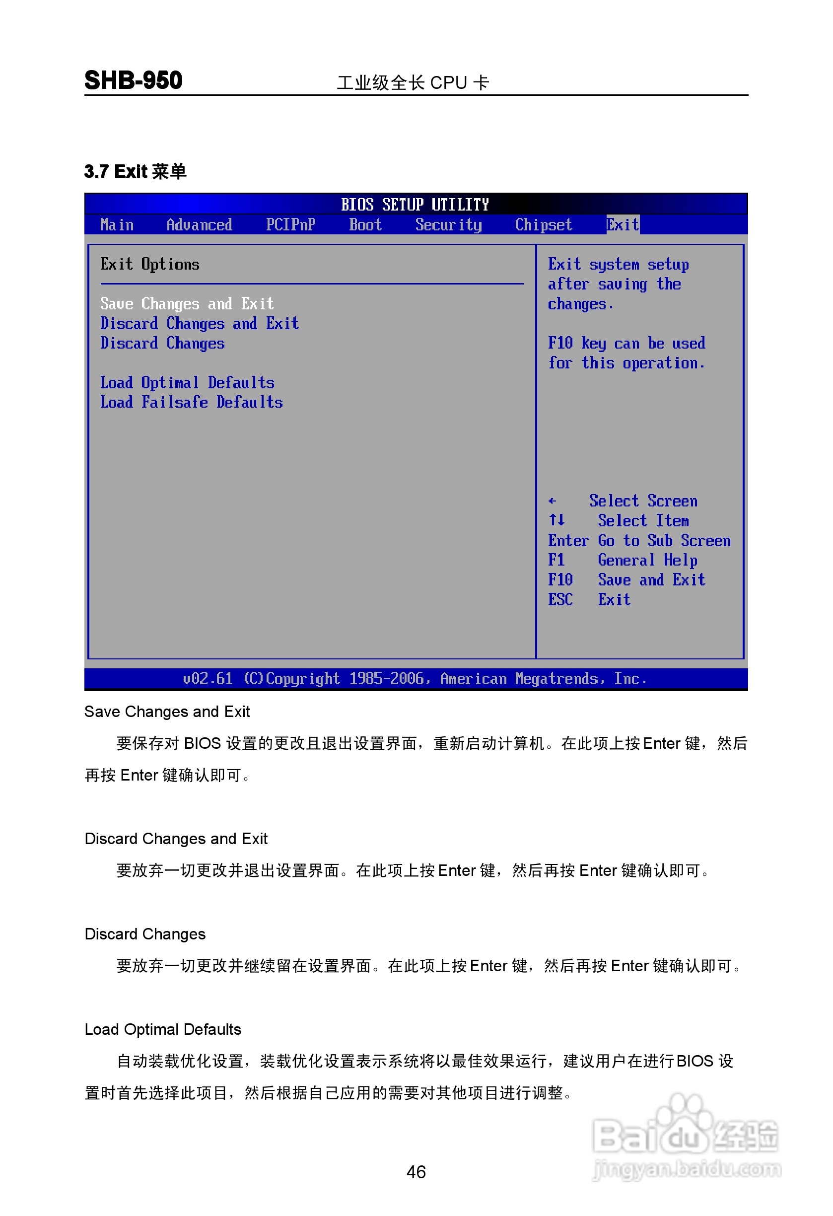 华北工控 SHB-950 工业级全长 CPU 卡 说明书 V1.0:[6]