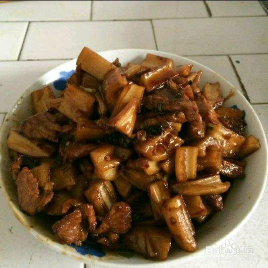 炒莲藕的制作方法