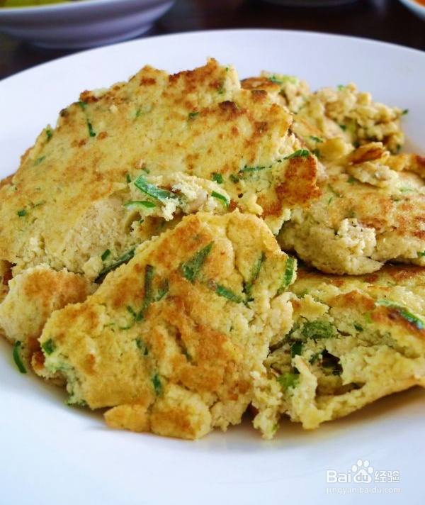 鸡蛋的做法：[11]豆渣鸡蛋饼