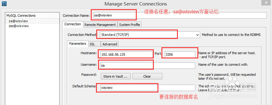 how to use workbench connect to mysql