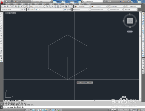 CAD平面六角星制作教程