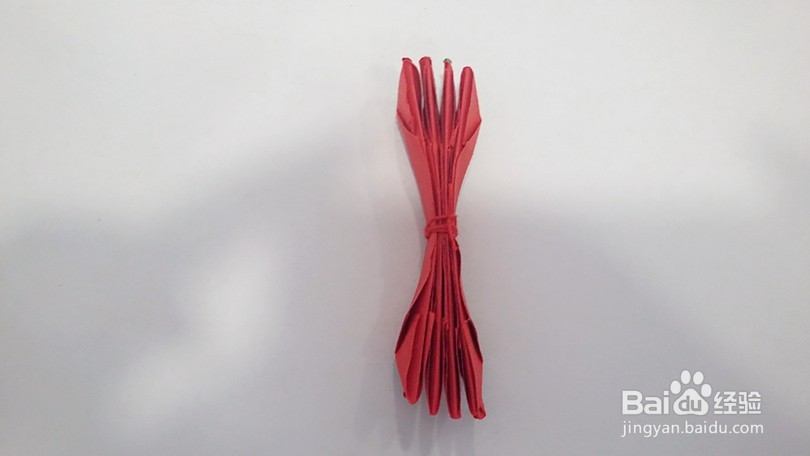 荷花系列：宝莲灯荷花的彩纸折法（1）