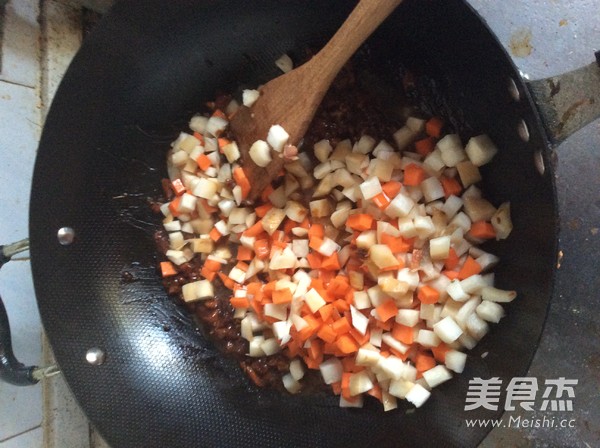 杏鲍菇胡萝卜肉酱