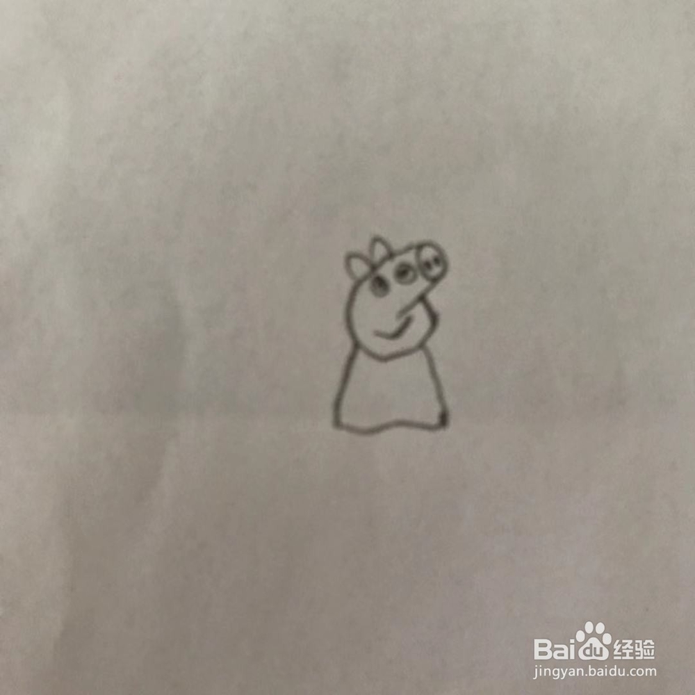 小猪佩奇怎么画呢