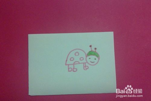 创意儿童画卡通小瓢虫的画法亲子互动学画瓢虫儿