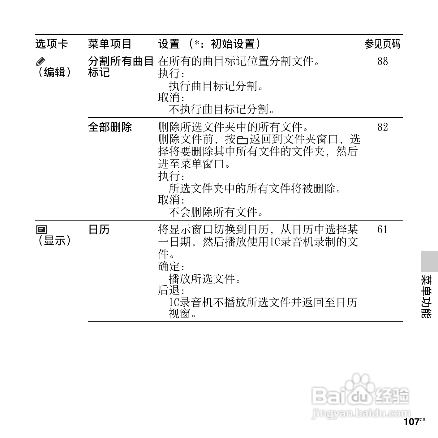 索尼ICD-SX713数码录音笔使用说明书:[11]