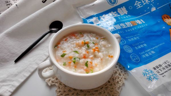 磷虾仁胡萝卜绵粥#柏翠辅食节-辅食添加#