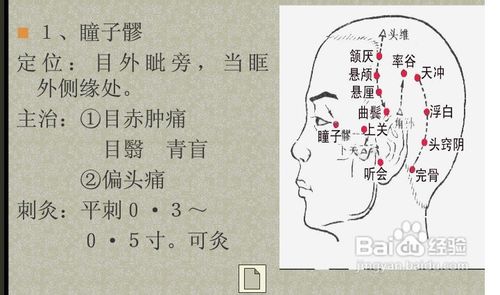 中医经络知识之足少阳胆经图解