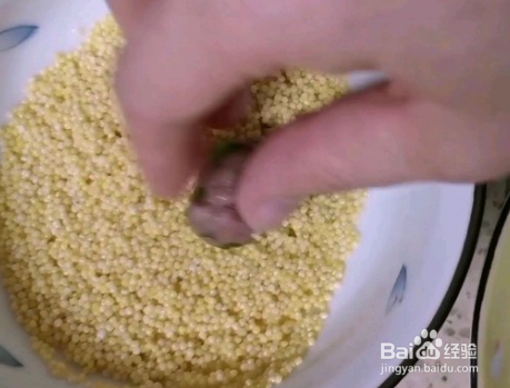 小米牛肉丸子的做法