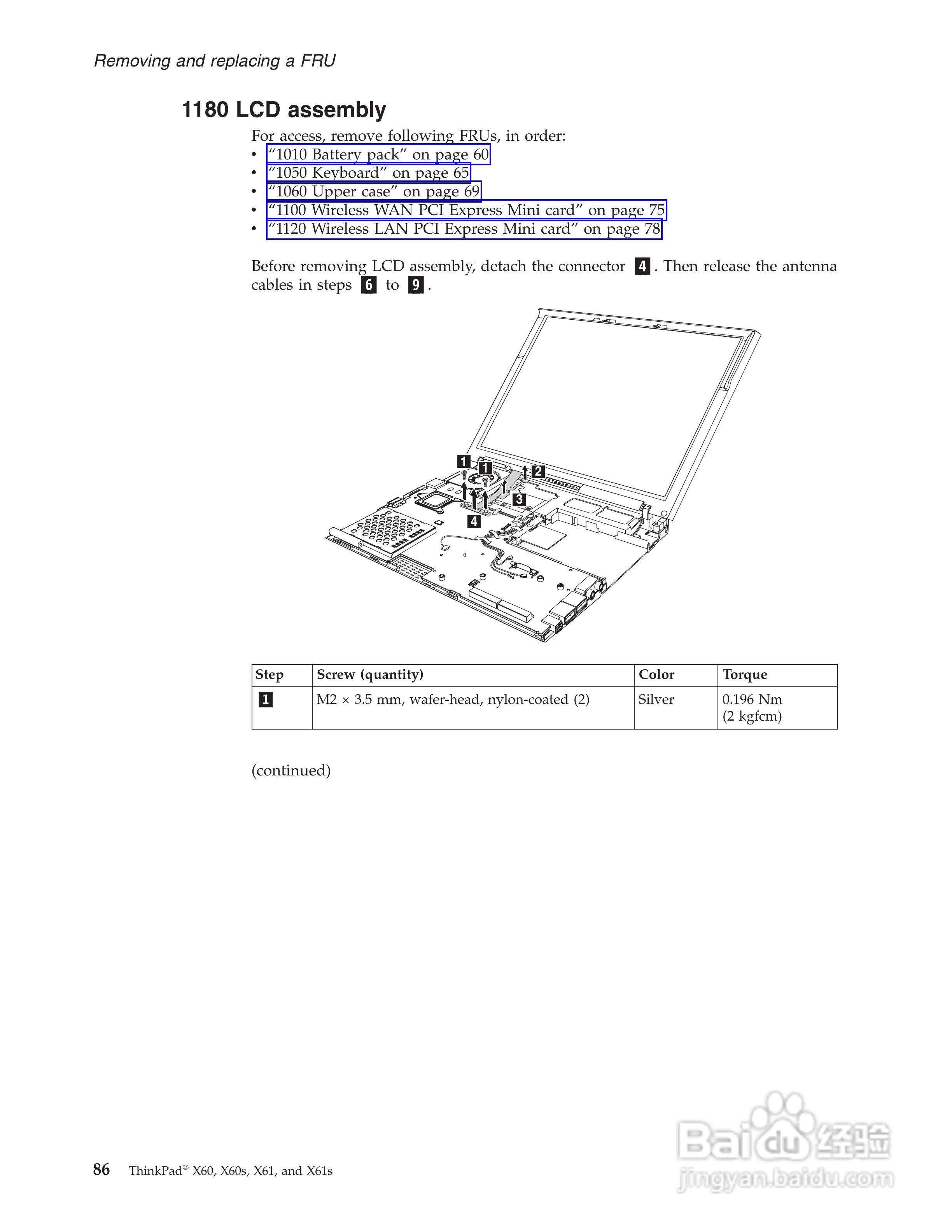 IBM(lenovo)ThinkPad X61笔记本说明书:[10]