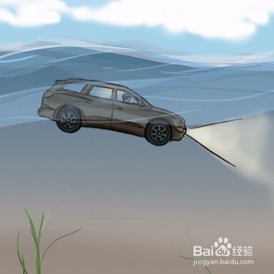 怎么在车里落水自救