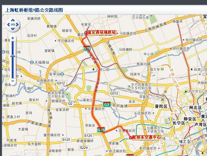 嘉定到虹桥火车站怎么坐车