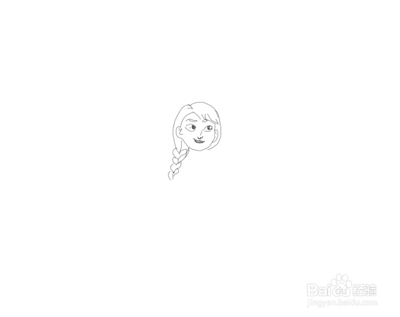 艾莎和安娜怎么画