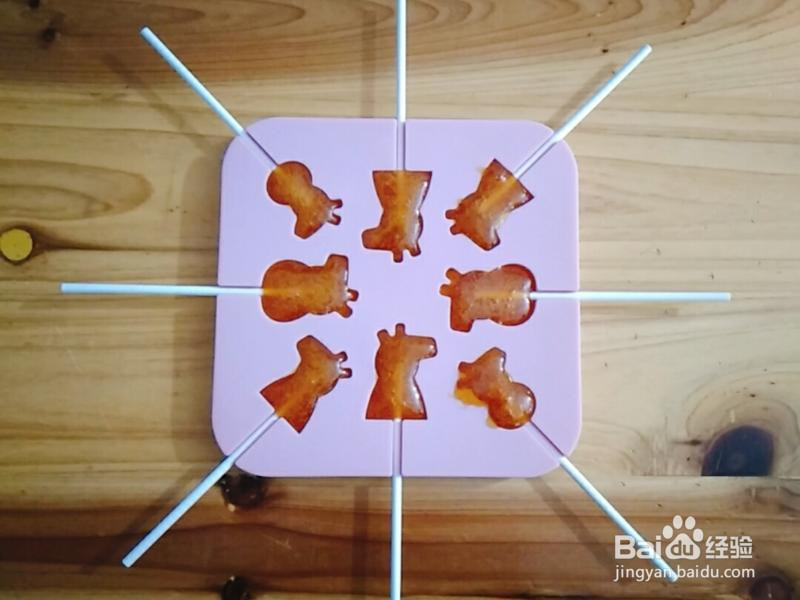 自制水果棒棒糖0添加的做法