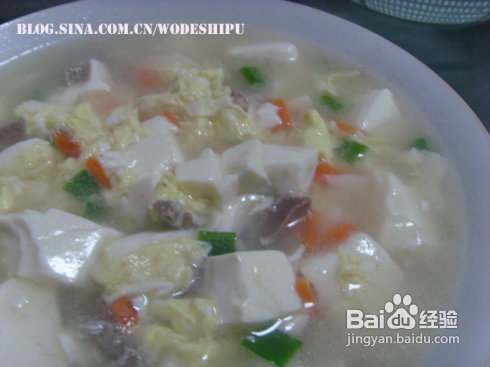 鸡蛋豆腐汤