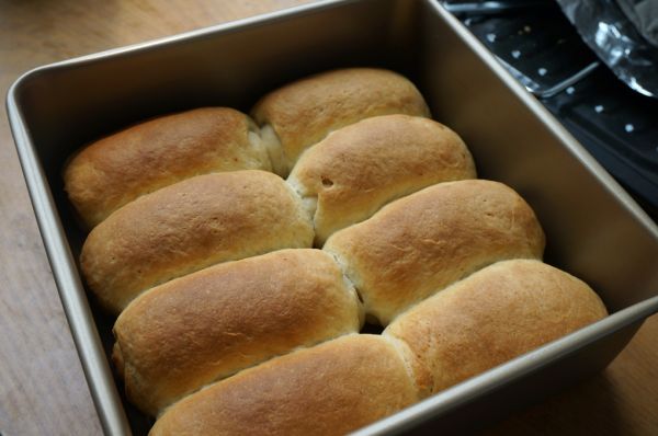 蜜豆夹心小面包