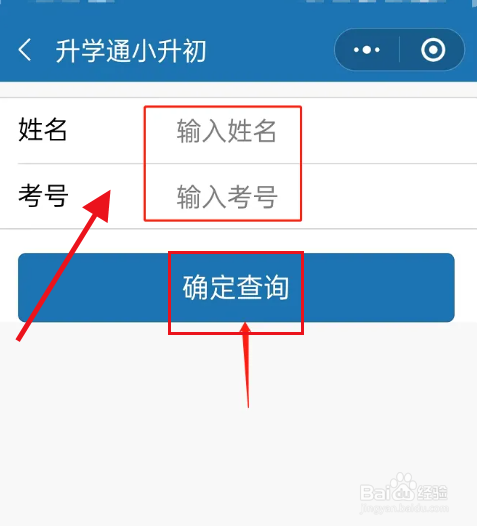 小初升分数怎么查