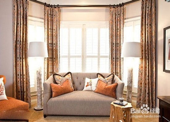 重庆装修知识之窗帘——别样出众客厅窗帘
