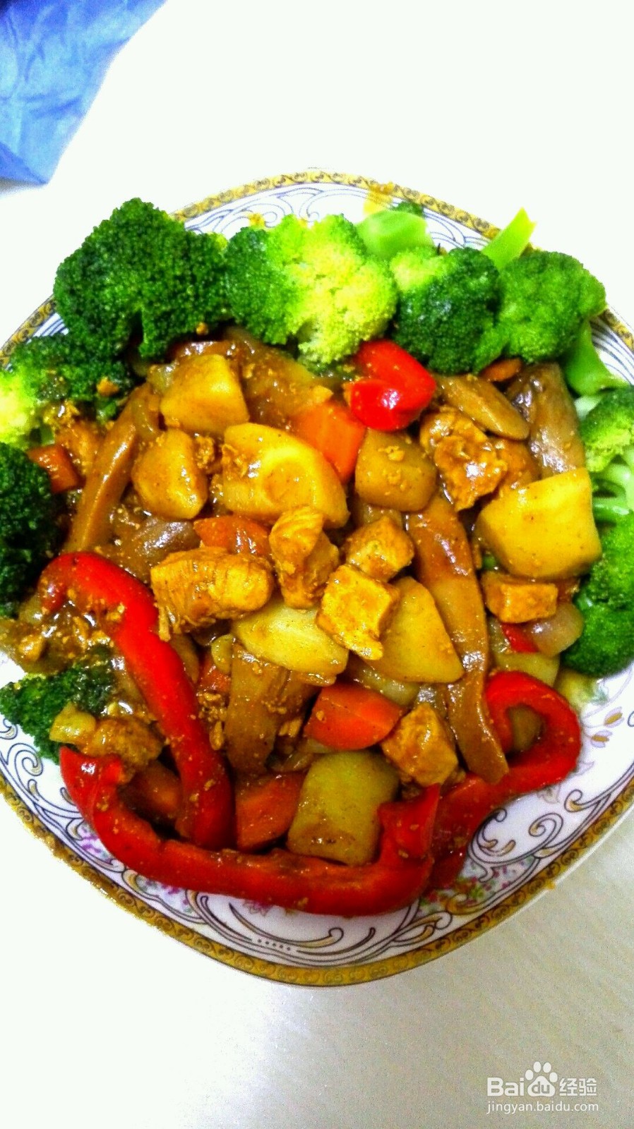 辣味咖喱鸡丁的做法