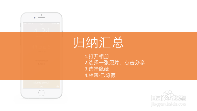 苹果iphone怎么隐藏相片