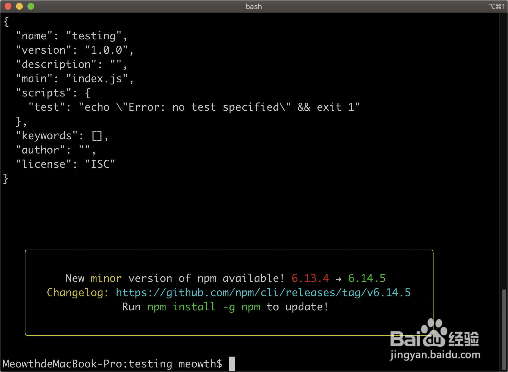 如何修改nodejs默认引入的主文件