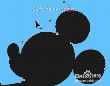 CorelDRAW 绘制迪斯尼米老鼠案例教程