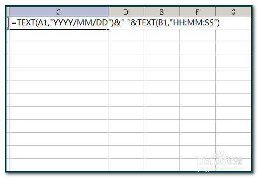 excel2003如何把日期和时间合并在一个单元格