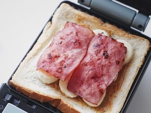 低卡版猫王三明治的制作方法