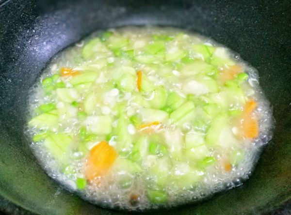 丝瓜毛豆虾米汤