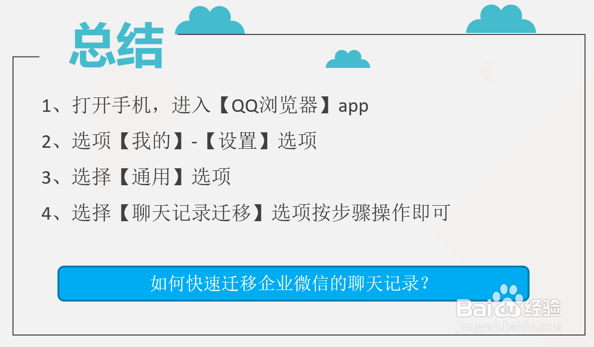 如何快速迁移企业微信的聊天记录？