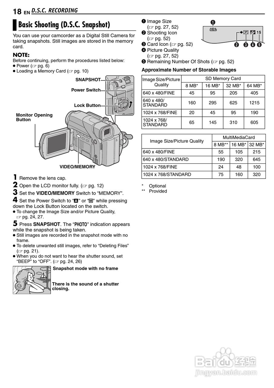 JVC GR-D63摄像机使用说明书:[2]