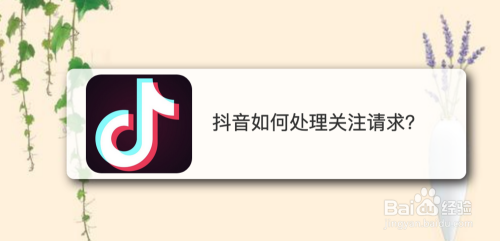 抖音如何处理关注请求?