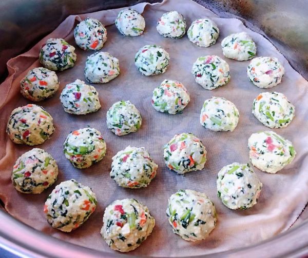 腊肠豆腐时蔬丸