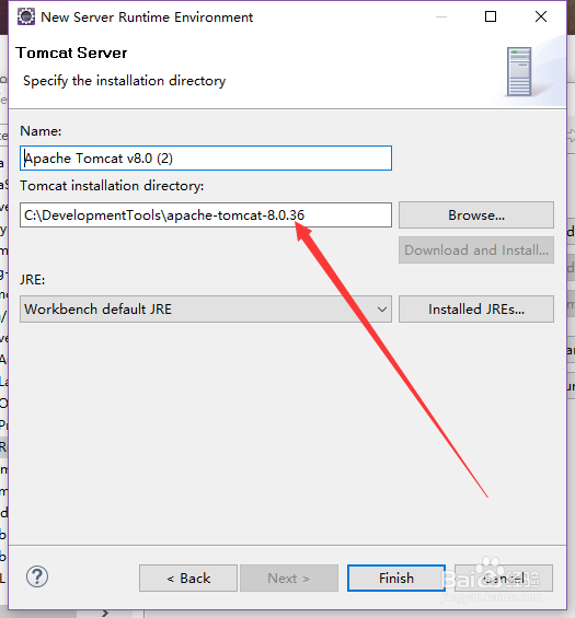 Eclipse之安装j2ee环境 Tomcat8.0