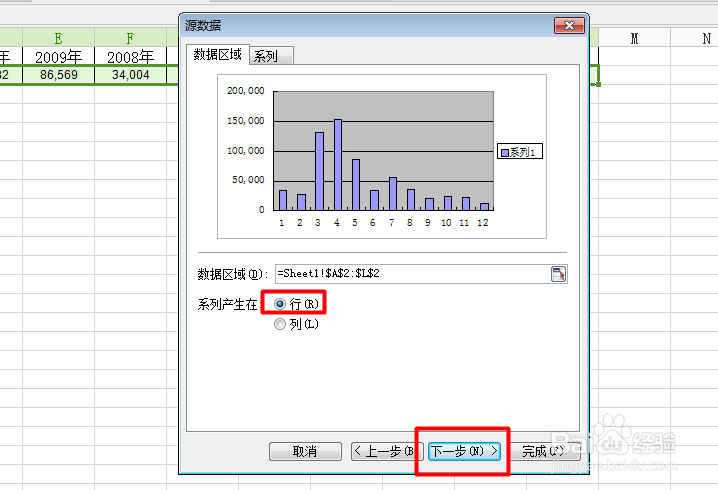 WPS表格如何将数据转换为柱形图