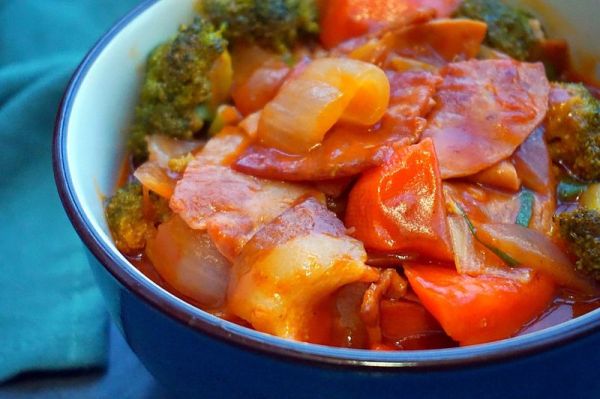 红烩番茄培根咖喱